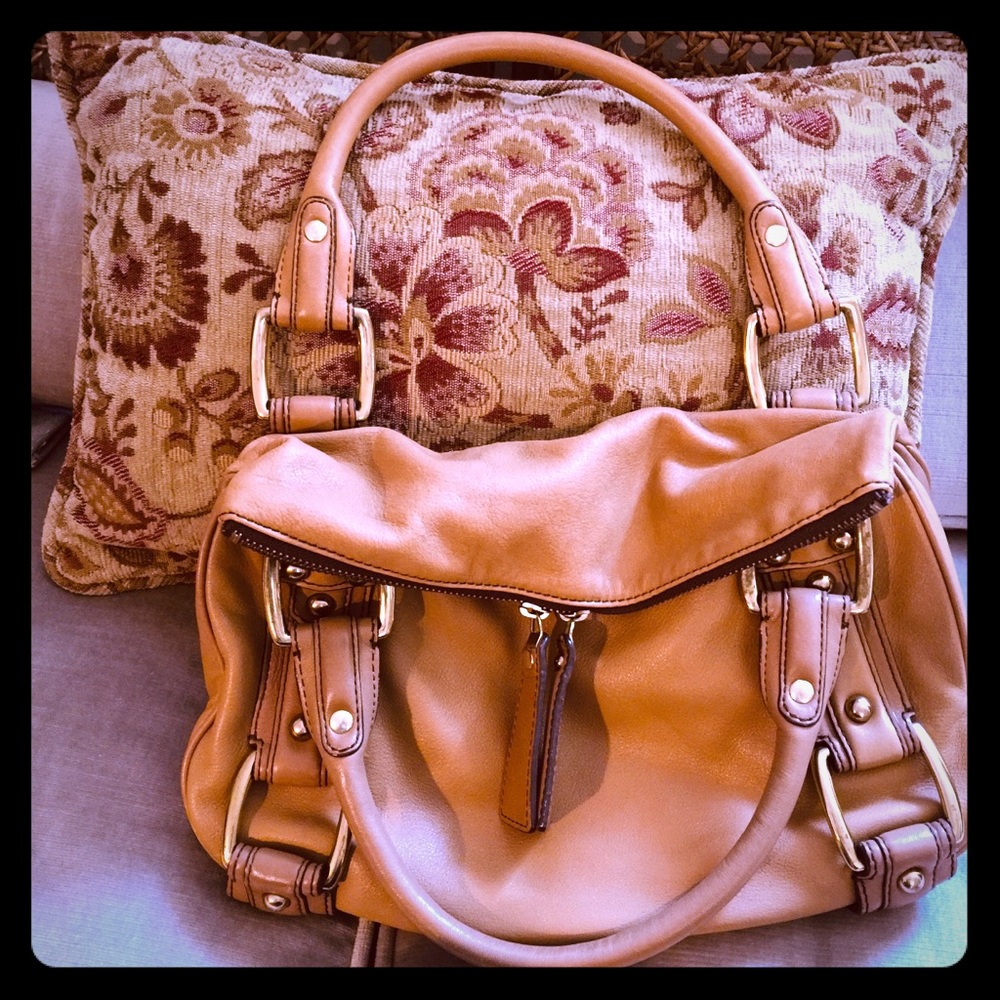Buttery soft leather satchel/shoulder bag